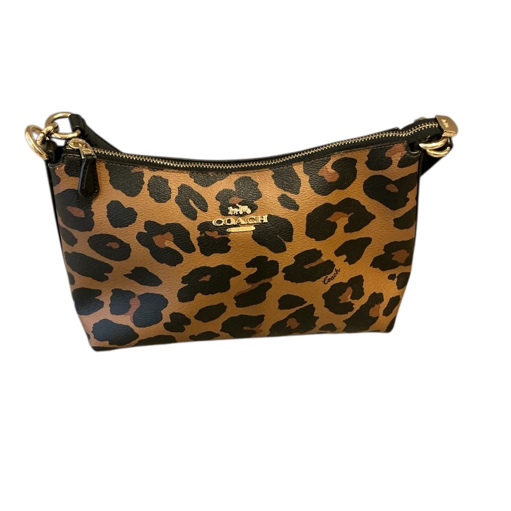 Coach Lewis shoulder bag Leopard Print